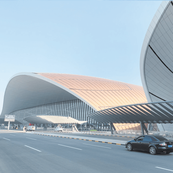 Main building of airport